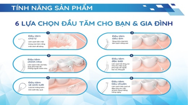 6 lựa chọn đầu tăm cho bạn