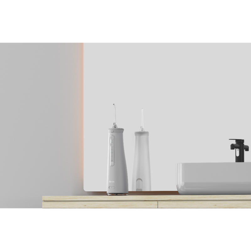 Máy Tăm Nước Thông Minh iSmile ES50 - Màn Hình LED - Công Nghệ Siêu Âm - Cảm Biến Áp Suất -Vệ Sinh Răng Niềng, Chỉnh Nha